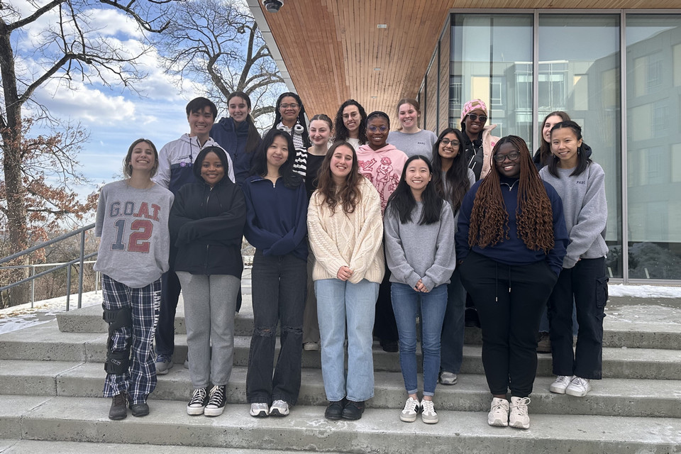 PARC student employees pose for a photo