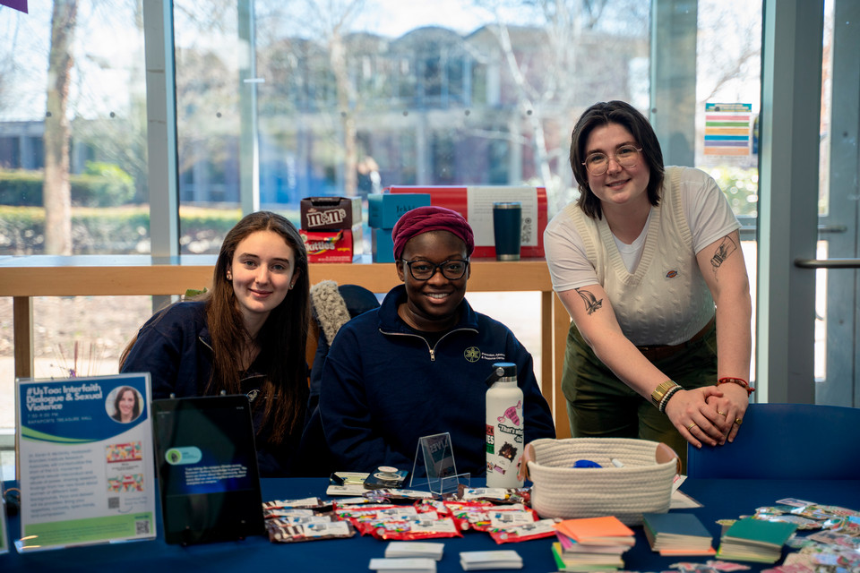 PARC staff provide educational information at a tabling event
