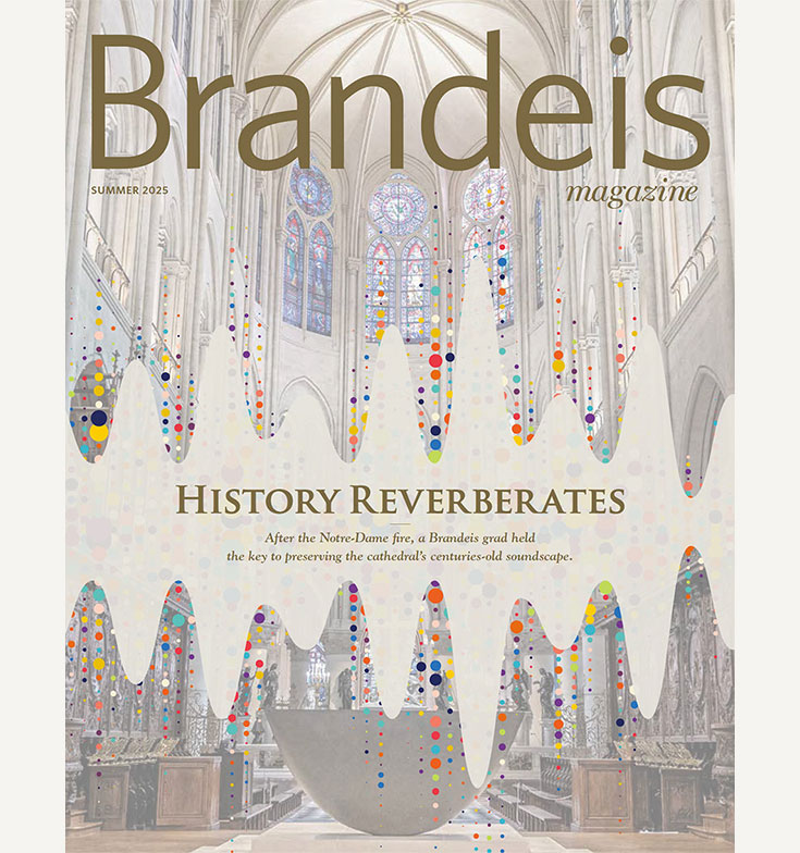 Cover of the Summer 2025 Magazine, featuring the interior of Notre-Dame cathedral