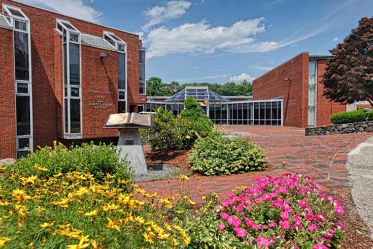 Goldfarb Building in spring