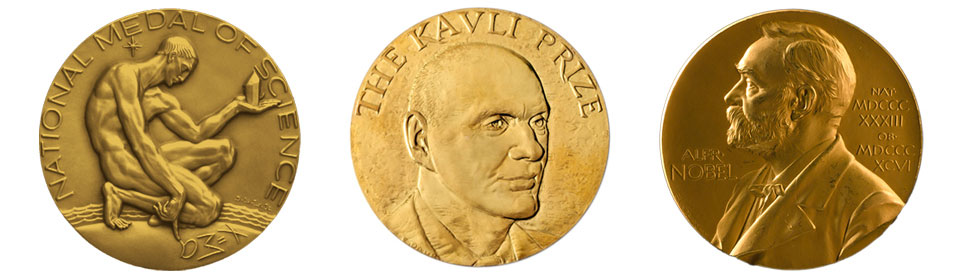National Medal of Science, Kavli Prize and Nobel Prize