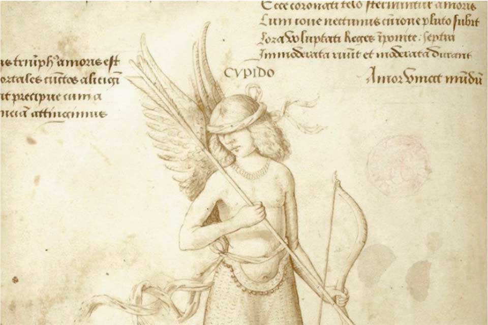 Medieval depiction of mythology