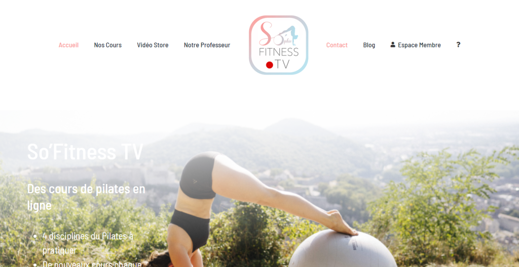 Sofitness-tv, pour pratiquer le pilates en ligne