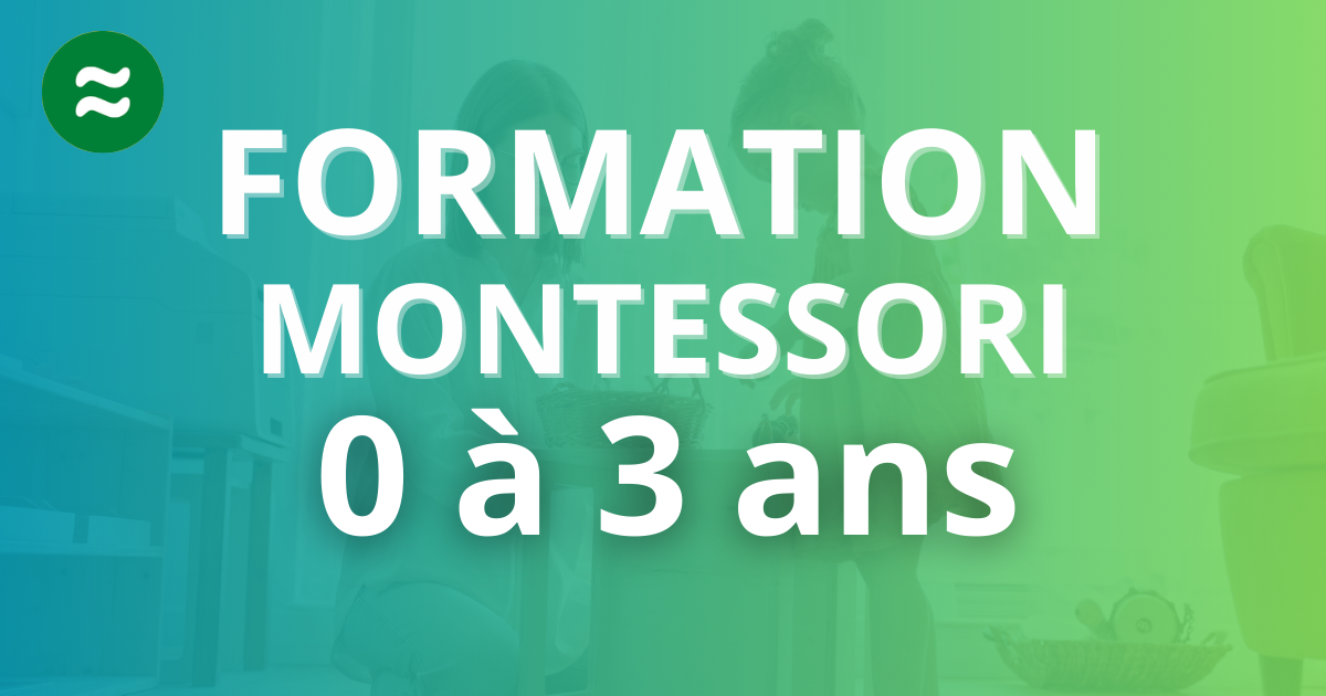 Formation Montessori 0 à 3 ans